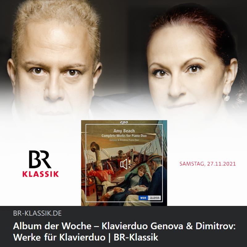 CD ALBUM OF THE WEEK of BR-KLASSIK Bavarian Radio Munich: #AmyBeachComplete
